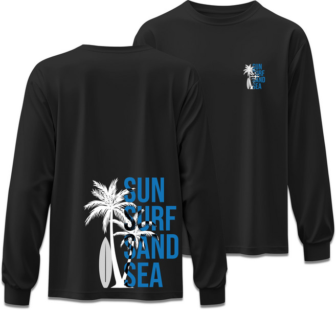 오버핏 긴팔 래쉬가드 썬서프샌드씨