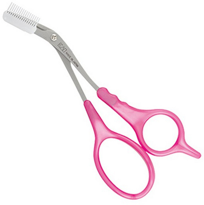 카이 빗달린 눈썹 정리가위 DX, 1개, 핑크