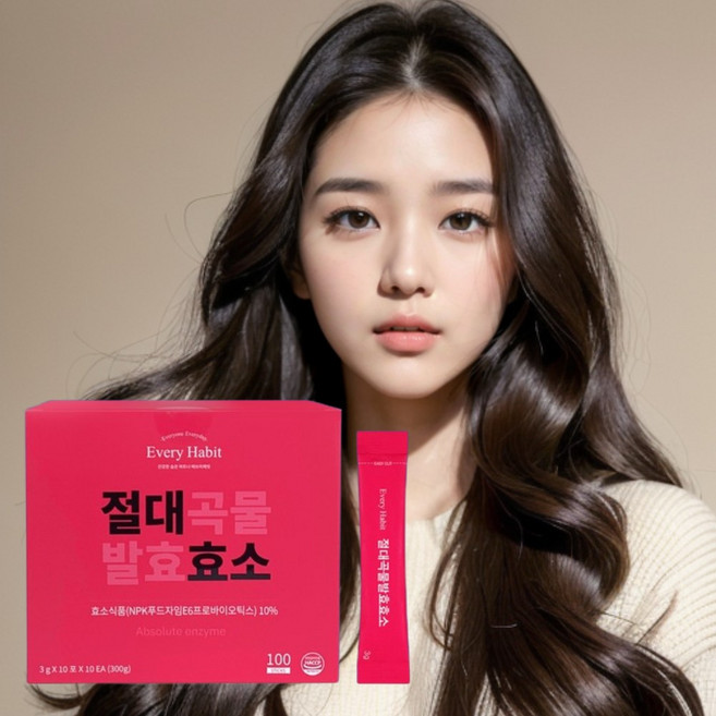 절대효소 순수 곡물 발효 효소 100포, 300g, 1개