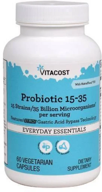 비타코스트 프로바이오틱 15-35 15 스트레인 350억 CFU 캡슐, 1개, 60정 - 쿠팡