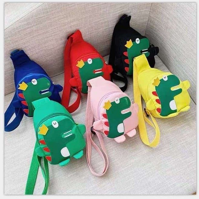 (당일출고)공룡슬링백 어린이집 유치원 생일 선물 답례품 구디백 어린이 아동 유아 키즈 초등 슬링백