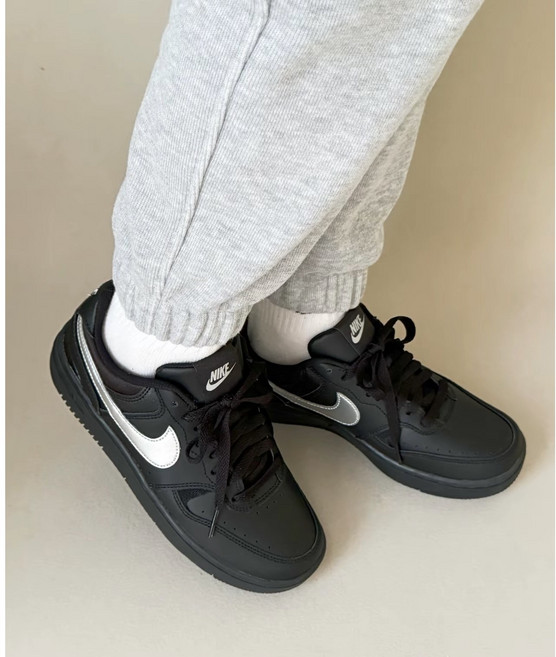 나이키 남성 운동화 감마 포스 블랙 실버 메탈릭 발이 편한 신발 남자스니커즈 키높이신발 굽있는운동화