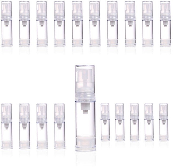 치프몰 에어리스 진공 공병, 펌핑 투명, 5ml, 20개, 무향