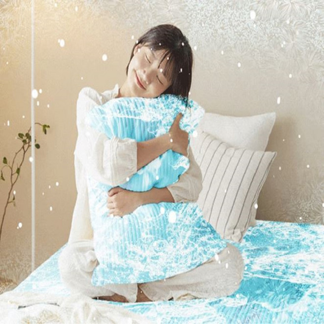 ssud 엘즈 솔라자르 여름 싱글 쿨 아이스 쿨캉스 냉잠 패드 냉감 침구 매트