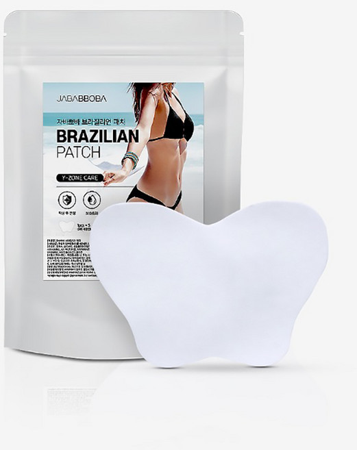 자바뽀바 브라질리언 패치 5매 왁싱 진정팩, 1개, 8g