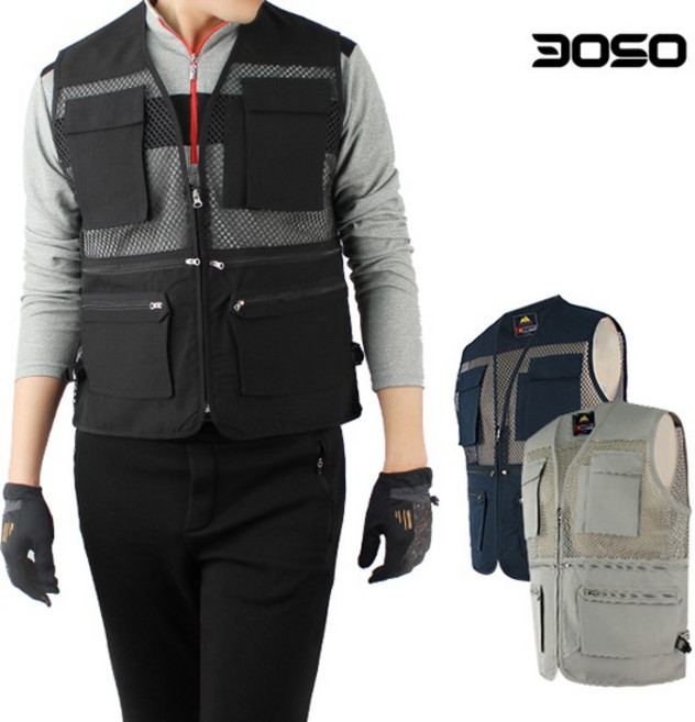 [삼공오공]아웃도어 남성 작업복조끼/등산조끼/망사조끼/VSEA