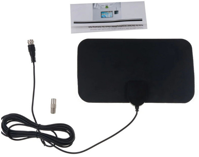 안테나 디지털 HD TV 박스 플러그 부스터 50마일 활성, 1개