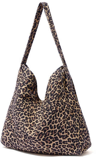 대용량 레오파드 데일리 숄더백 라모 호피 보부상 에코백 스웨이드 가방