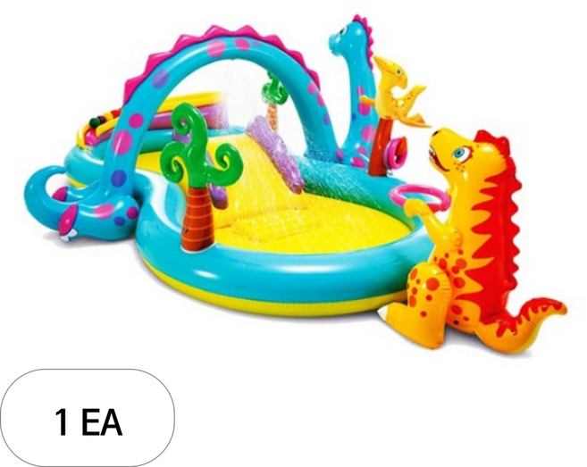 인텍스 디노랜드 플레이센터 풀장 57135, 1개, T06-57135공룡 더블씽크(7.7kg