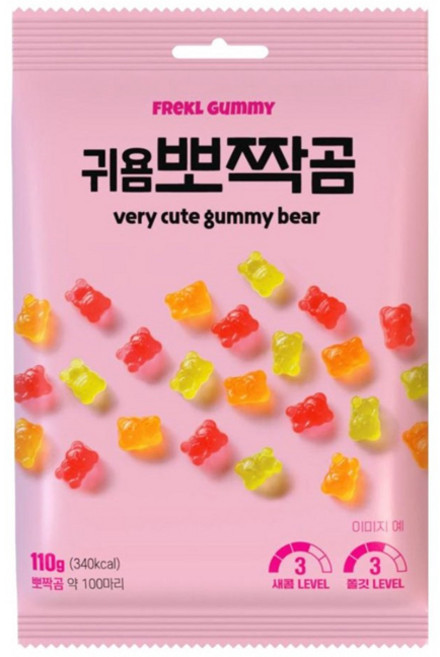 귀욤뽀짝곰, 16개, 110g