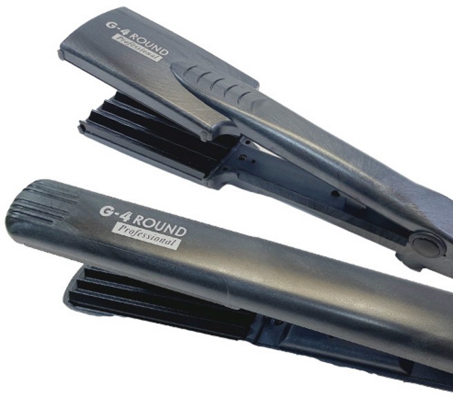 유한 다이렉트 G-4 round 세라믹 나이아가라 뿌리볼륨 세라믹 온도조절 히피펌 물결펌 볼륨매직 물결고데기 전문가용 미니다이렉트 매직기 고데기, 오리지널(82*45mm)