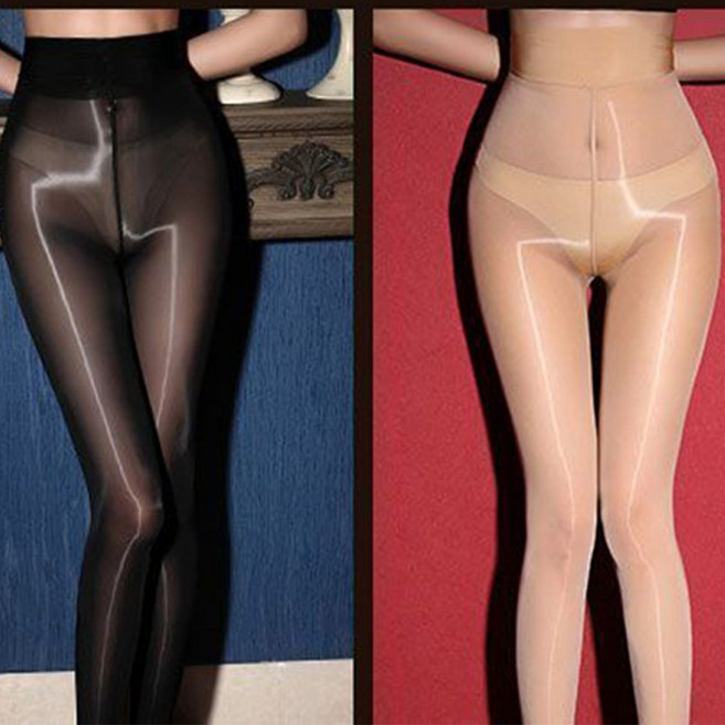 다이나토리 여성 8D 광택 팬티 스타킹 2켤레 세트