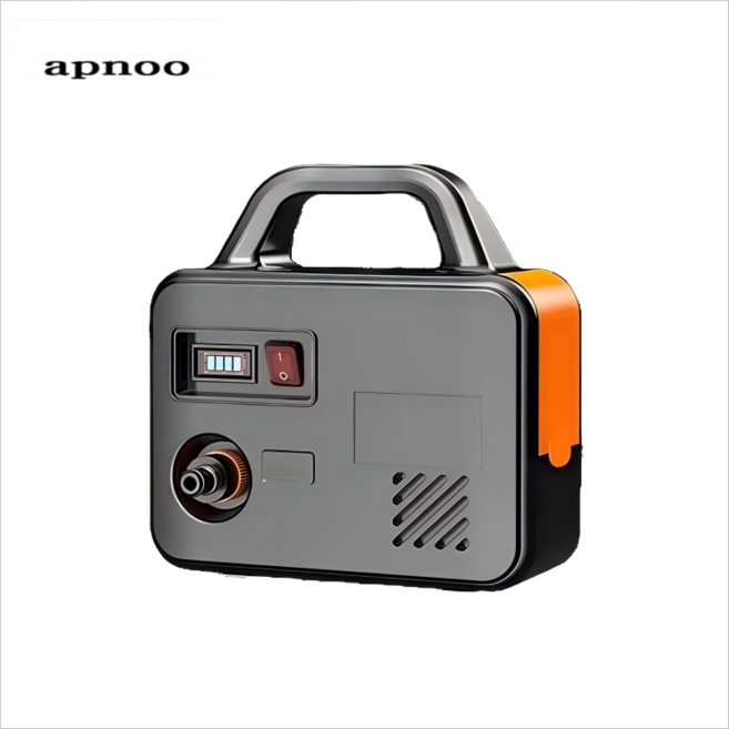 Apnoo 충전식 양수기 소형 농업용 휴대용양수기펌프 블랙 본품 + 5단 리튬배터리 10m 배수관, 1개