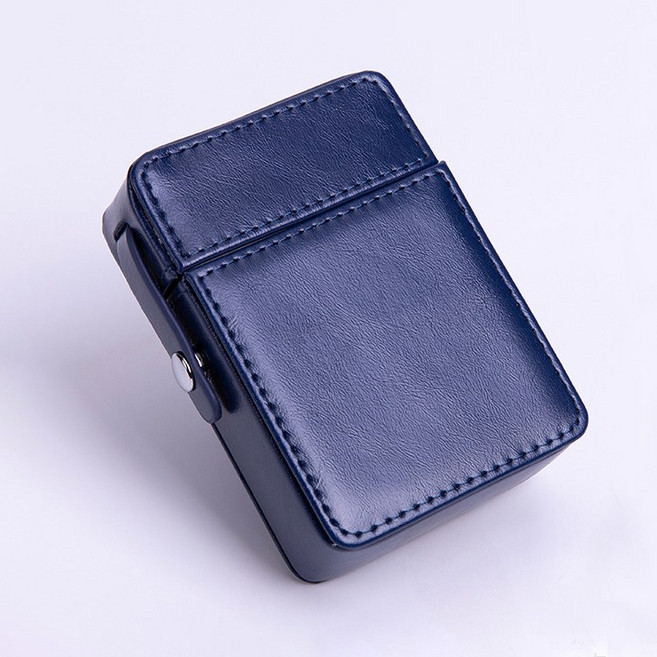 더자카 클래식원버튼 가죽 담배케이스
