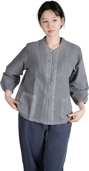 편한생활한복 여자 개량한복 30수 오픈 상의