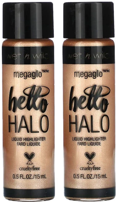 웻앤와일드 메가글로 헬로 헤일로 리퀴드 하이라이터 306B 길디드 글로우 15ml, 2개 - 쿠팡
