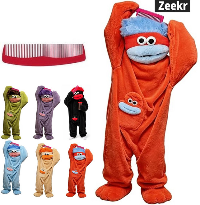 Zeekr 빅마우스 코스프레 올인원 가을 겨울 동물 잠옷