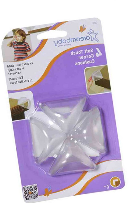 코너보호대 4P 붙이는 투명 어린이집 책상 테이블 접착식 식탁 아기안전 유아