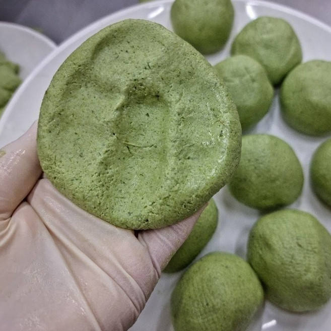 명가 수제 쑥떡 쑥깨떡 생반죽 밀키트 1kg