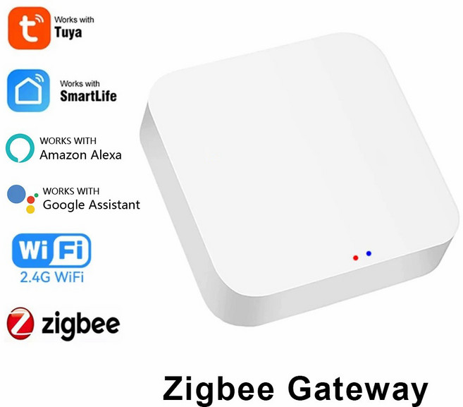 Tuya 스마트 홈 허브 Zigbee 3.0 게이트웨이 Bluetooth 다중 모드 브리지 지원 스마트 라이프 앱은 Alexa, 03 ZigBee gateway, 03 ZigBee gateway