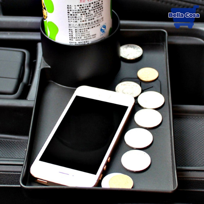 자동차 컵홀더 트레이 차량용 동전보관함 틈새 받침대