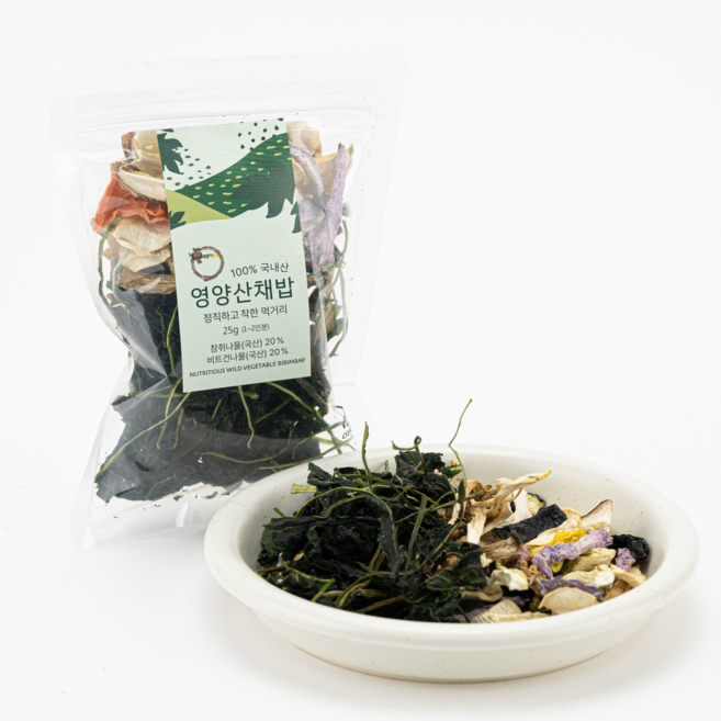 청도볕뉘농원 영양산채밥25g, 25g, 1개