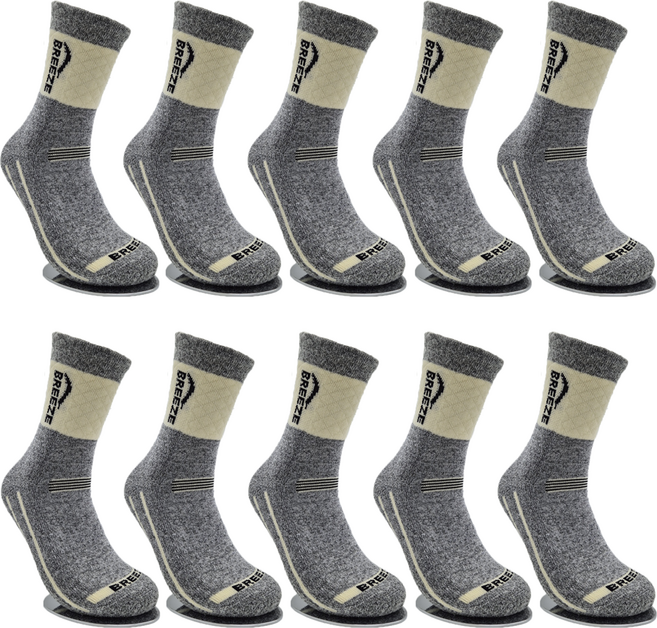 브리즈 남성용 등산양말 10켤레, 아이보리계열 10켤레, 10개