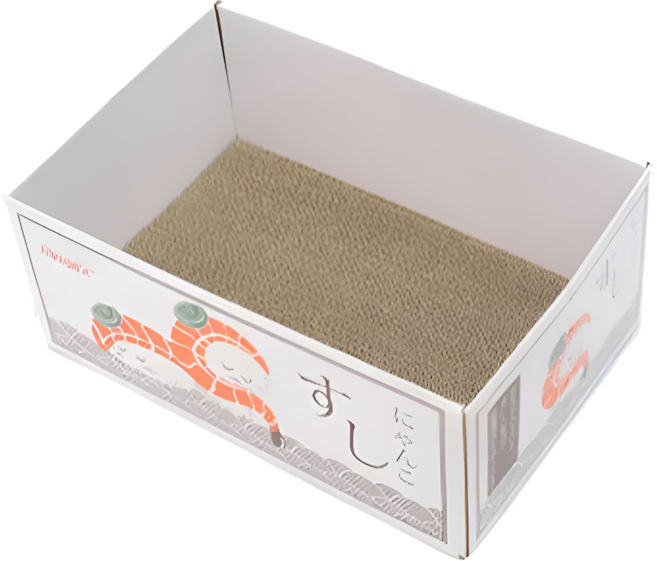 차즈마켓 고양이 박스 스크래쳐 숨숨집, 1개, 스시