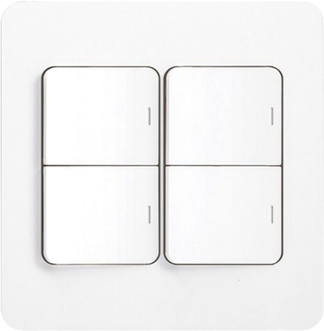 아크라이트 디아트 배선기구 07.[스위치]단로4구(2개용) 화이트, 1개