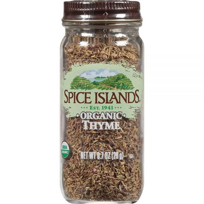 Spice Islands 유기농 백리향 19.8g(0.7온스) 255103, Spice Islands 유기농 백리향, 19.8g(0, 19.8g