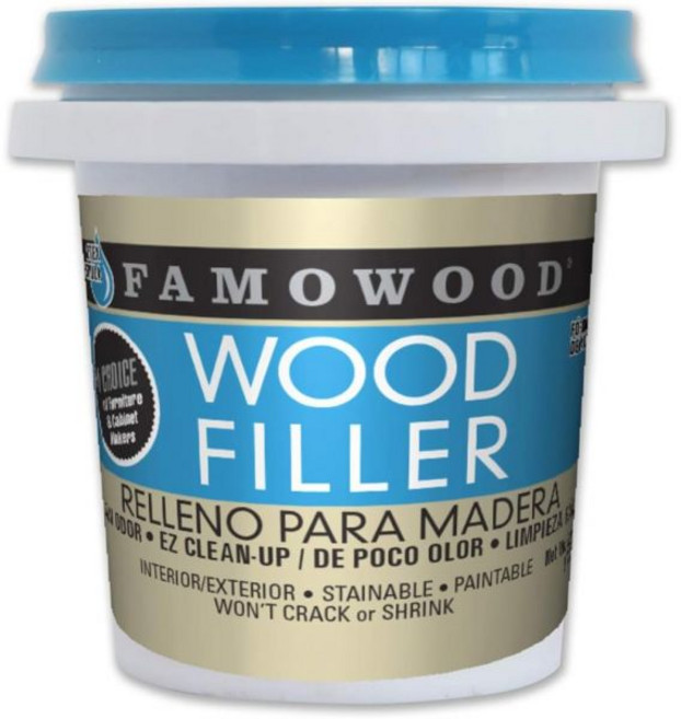FamoWood 40042126 라텍스 목재 필러 14 파인트 내추럴, 1개