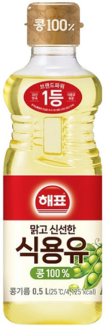 사조해표 콩기름 식용유, 500ml, 1개