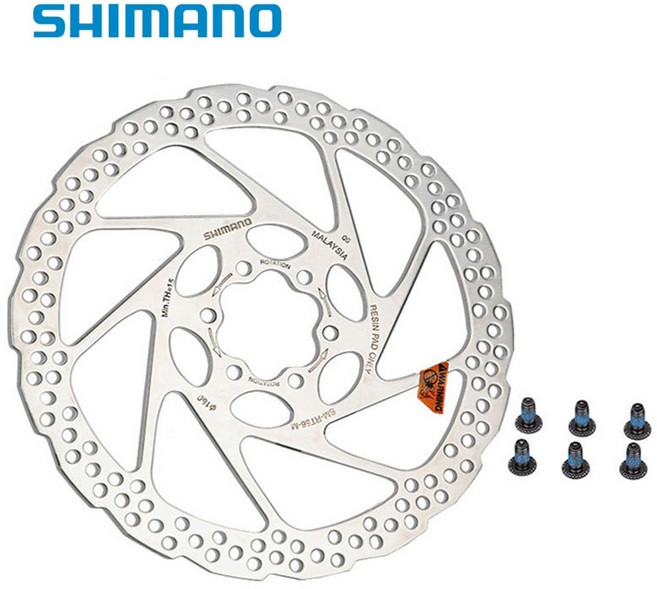 시마노 디스크 로터 6볼트 SM-RT56 160mm 180mm 자전거 브레이크 디스크, 1개