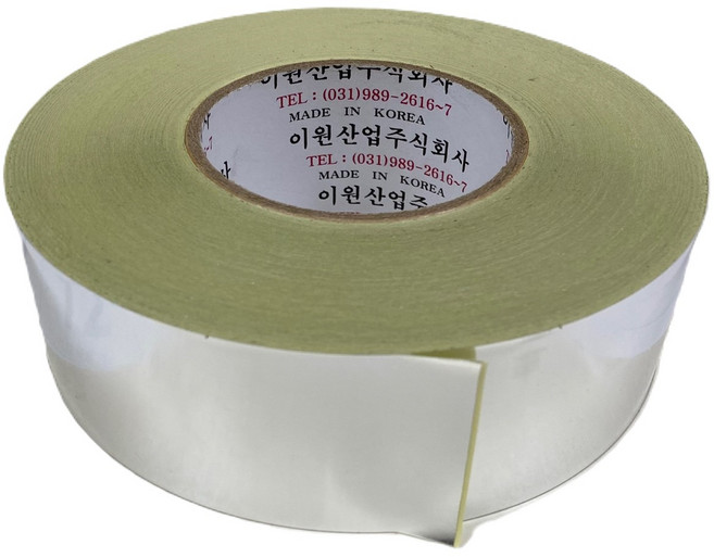 은박테이프 알루미늄 테이프 알미늄 점착테이프 닥트 테이프, 50x100(이형지 O), 1개