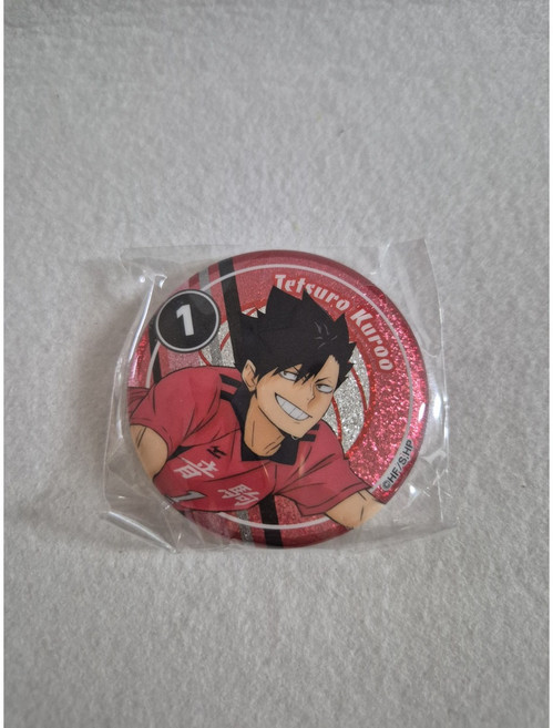 6. 쿠로오 테츠로 홀로그램 캔뱃지 2탄 하이큐 캡슐토이 가챠 확정 스탠드스톤즈