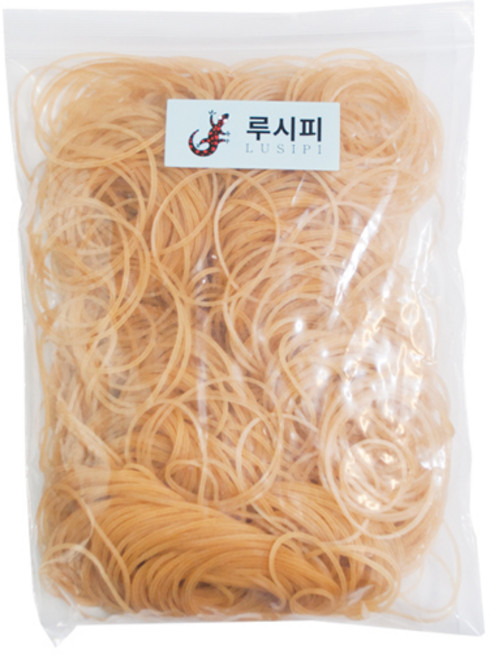 루시피 헤어고무줄 중1봉 파마고무줄 투밴드 파마도구, 1개