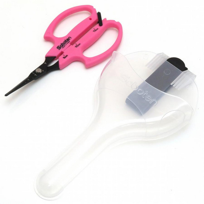 사보텐 자석 포도 알솎기 가위 가위집포함 B-6MAT (코팅) 일제 고급 자석, 1개