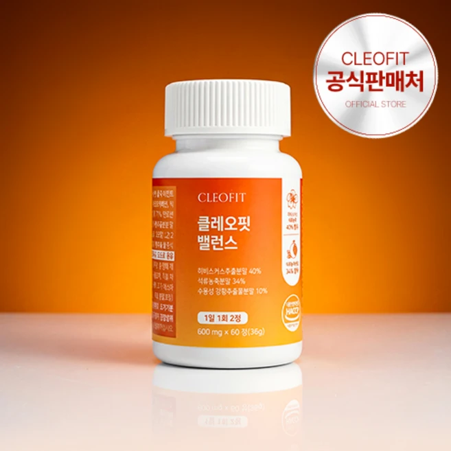 클레오핏 밸런스 3중케어, 1개, 60정 - 쿠팡