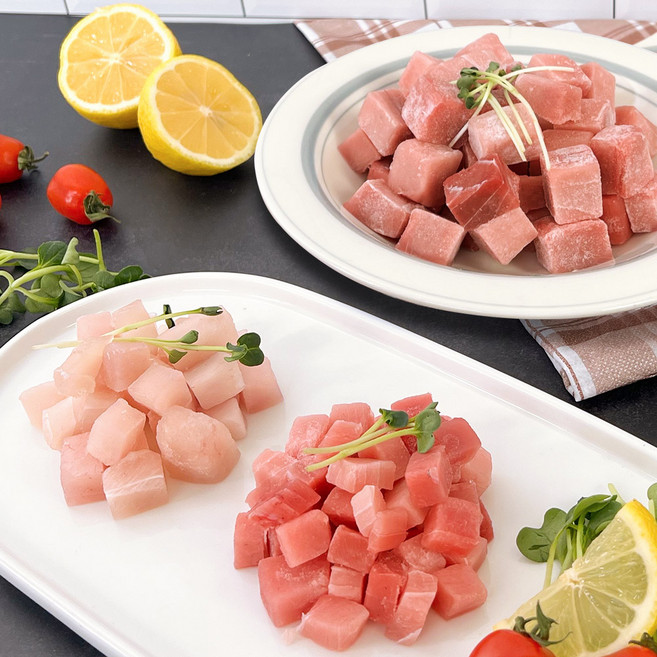 피터씨마켓 참치큐브 회덮밥 참치회큐브 포케용 블럭 400g 1팩, 회덮밥용 참치큐브(흑새치) 1cm, 1개