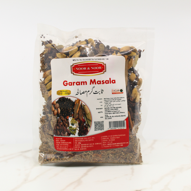 Garam Masala Whole Pakistan Noor 가람 마살라 홀 통향신료 파키스탄 누어, 1개, 200g
