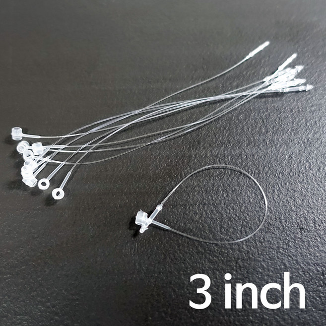 SINU 스트링핀 루프핀 택끈 의류끈 5000개(1박스), 3인치, 1박스