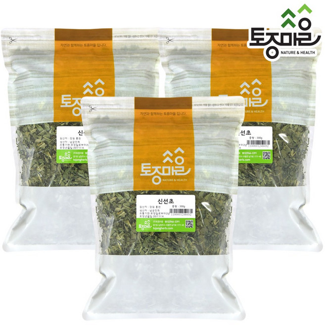 [토종마을] 국산 신선초(명일엽) 300g 신선초차, 3개
