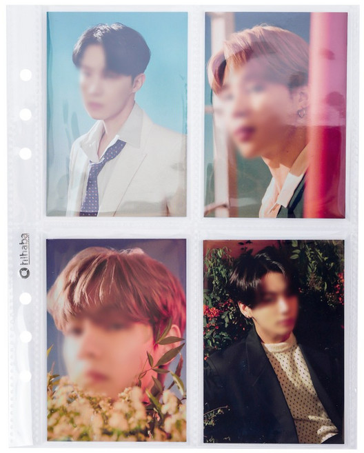 하이하바 A5 클리어 포켓 6공 속지 바인더 19종 모음 콜렉트북 포카북 포토카드 앨범 콜북, A5 기본형 4포켓(3x4) 10매