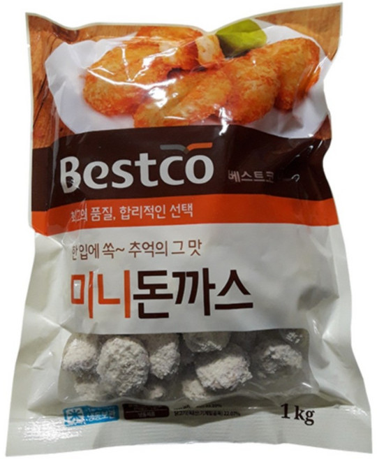 대상 베스트코 미니돈까스, 1개, 1kg