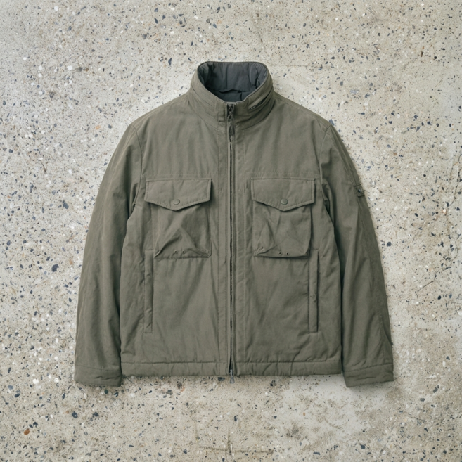 시리즈 포켓 면 점퍼