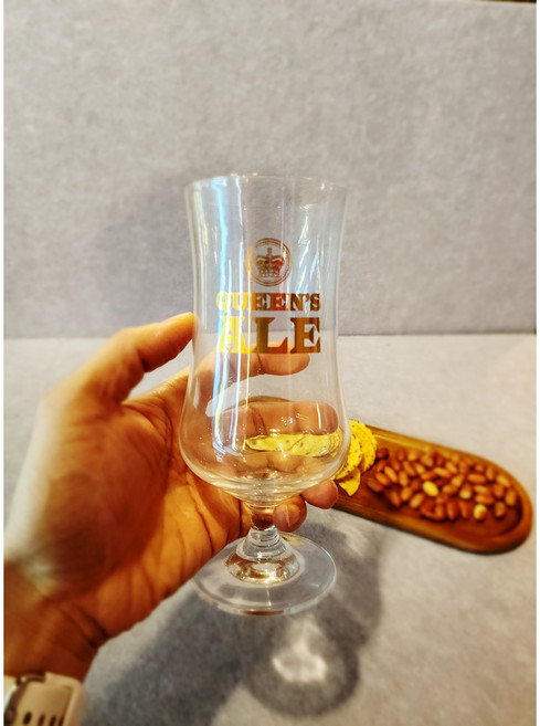 퀸즈에일 맥주잔 330ml 덴마크 예쁜수입맥주컵 홈바 하이볼 집들이선물 희귀템, 1개