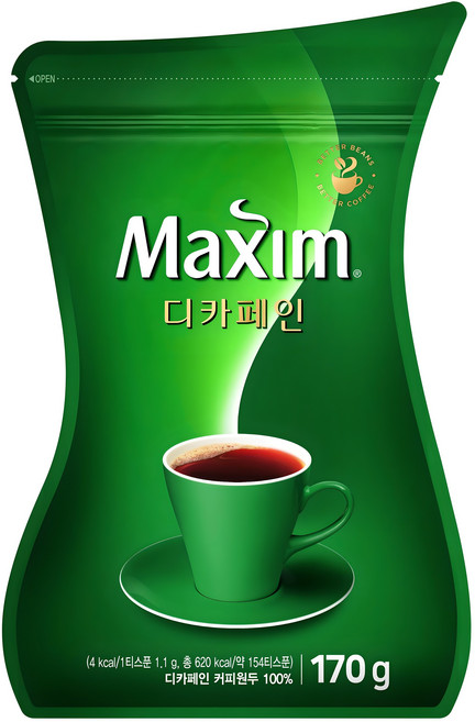 맥심 디카페인 원두커피믹스, 170g, 1개입, 1개