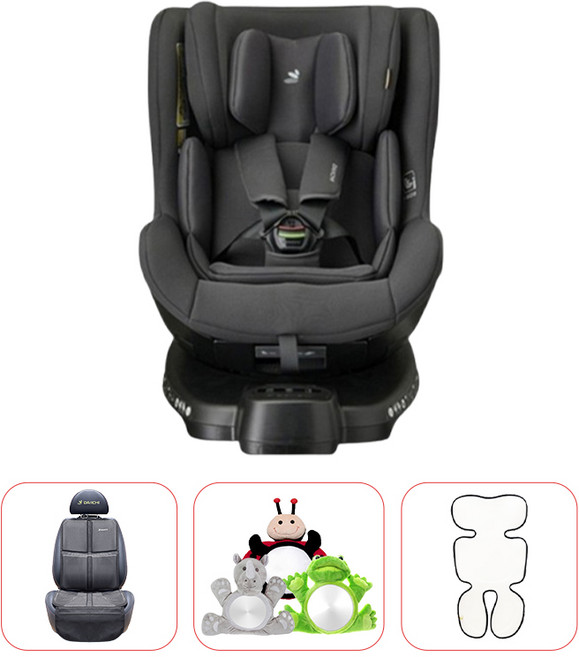 다이치 원픽스 360 시즌3 에어 3종선물 아이사이즈 회전형 신생아 카시트 ISOFIX, 원픽스360 시즌3에어-오닉차콜