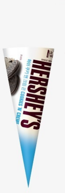 허쉬 아이스크림 쿠키앤크림콘, 15개, 150ml