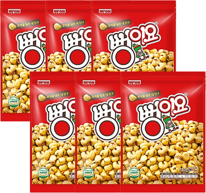 서울식품 뻥이요 골드, 270g, 6개